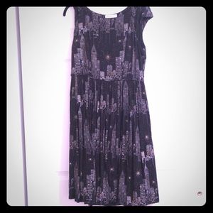 Emily and Finn nyc skyline dress